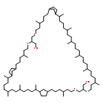 24,27,60,63-TETRAOXATETRACYCLO[68.2.1.114,17.134,37]PENTAHEPTACONTANE-25,61-DIMETHANOL, 2,6,9,13,21,30,38,42,45,49,53,57,66-TRIDECAMETHYL-