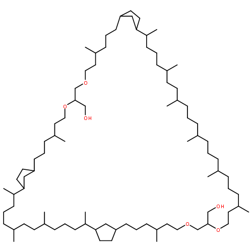 24,27,60,63-TETRAOXATETRACYCLO[68.2.1.114,17.134,37]PENTAHEPTACONTANE-25,61-DIMETHANOL, 2,6,9,13,21,30,38,42,45,49,53,57,66-TRIDECAMETHYL-