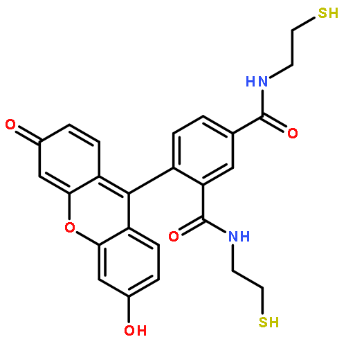 1,3-Benzenedicarboxamide,4-(6-hydroxy-3-oxo-3H-xanthen-9-yl)-N1,N3-bis(2-mercaptoethyl)-