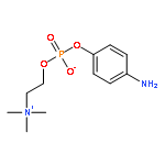 Ethanaminium,2-[[(4-aminophenoxy)hydroxyphosphinyl]oxy]-N,N,N-trimethyl-, inner salt