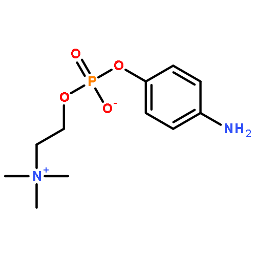 Ethanaminium,2-[[(4-aminophenoxy)hydroxyphosphinyl]oxy]-N,N,N-trimethyl-, inner salt