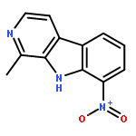 9H-Pyrido[3,4-b]indole,1-methyl-8-nitro-