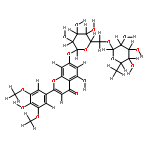 7-O-6)-beta-D-glucopyranosyl>tricin