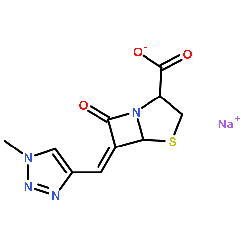 C6-(N1-methyl-1,2,3-trazolylmethylene)penem