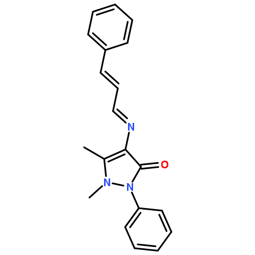 1,5-dimethyl-2-phenyl-4-[(3-phenylprop-2-en-1-ylidene)amino]-1,2-dihydro-3H-pyrazol-3-one