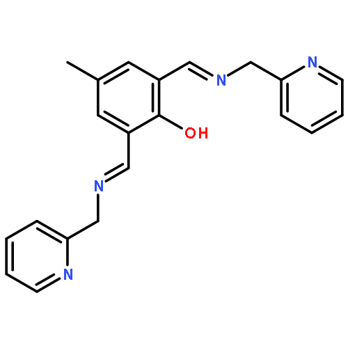 Phenol, 4-methyl-2,6-bis[[(2-pyridinylmethyl)imino]methyl]-