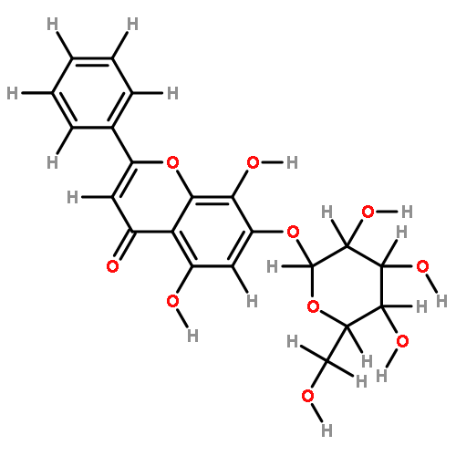 3',4',5,7,8-pentahydroxyflavone 7-O-beta-D-glucoside