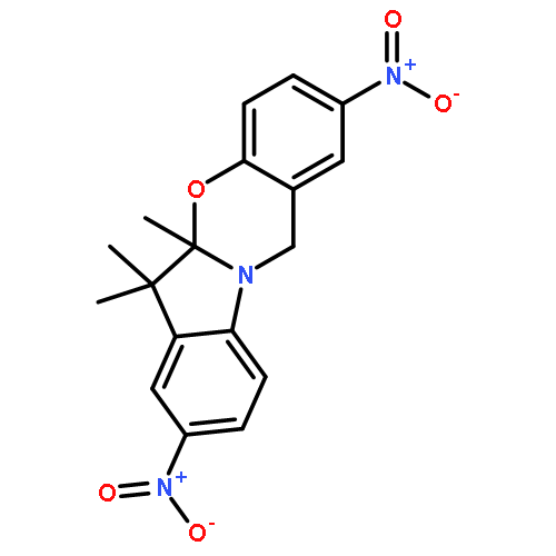 5a,6-Dihydro-5a,6,6-trimethyl-2,8-dinitro-12H-indolo[2,1-b][1,3]benzoxazine