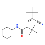 3-Hexenamide, 4-cyano-N-cyclohexyl-2-(1,1-dimethylethyl)-5,5-dimethyl-