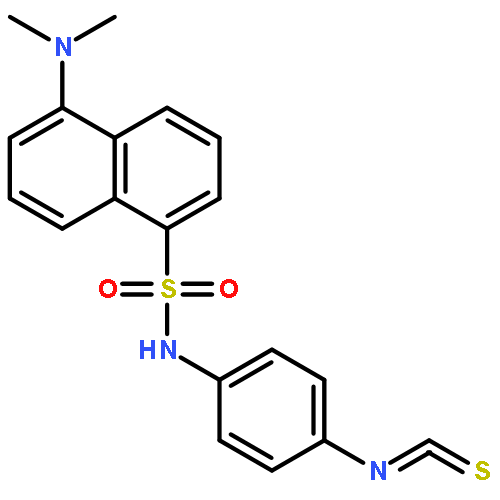 1-Naphthalenesulfonamide,5-(dimethylamino)-N-(4-isothiocyanatophenyl)-