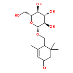 2-Cyclohexen-1-one,3-[(b-D-glucopyranosyloxy)methyl]-2,4,4-trimethyl-