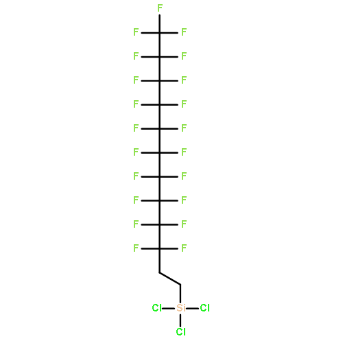 TRICHLORO(3,3,4,4,5,5,6,6,7,7,8,8,9,9,10,10,11,11,12,12,12-HENICOSAFLUORODODECYL)SILANE