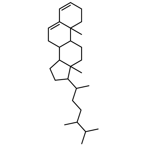 (24R)-24-METHYLCHOLESTA-3,5-DIENE AND (24R)-ETHYLCHOLESTA-3,5-DIENE