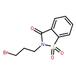 1,2-Benzisothiazol-3(2H)-one, 2-(3-bromopropyl)-, 1,1-dioxide