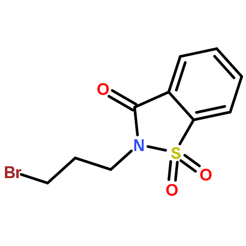 1,2-Benzisothiazol-3(2H)-one, 2-(3-bromopropyl)-, 1,1-dioxide