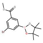 Methyl 3-bromo-5-(4,4,5,5-tetramethyl-1,3,2-dioxaborolan-2-yl)benzoate