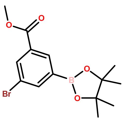 Methyl 3-bromo-5-(4,4,5,5-tetramethyl-1,3,2-dioxaborolan-2-yl)benzoate