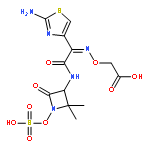 Acetic acid,2-[[(Z)-[1-(2-amino-4-thiazolyl)-2-[[(3S)-2,2-dimethyl-4-oxo-1-(sulfooxy)-3-azetidinyl]amino]-2-oxoethylidene]amino]oxy]-