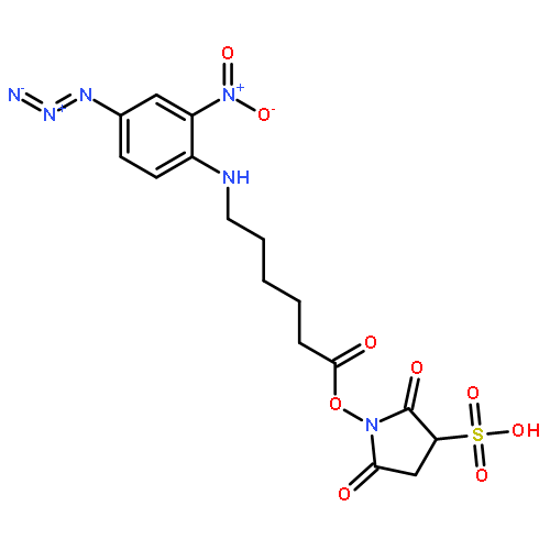 Hexanoic acid,6-[(4-azido-2-nitrophenyl)amino]-, 2,5-dioxo-3-sulfo-1-pyrrolidinyl ester