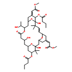 Butanoic acid,1,1'-[(1S,3S,5Z,7R,8E,11S,12S,13E,15S,17R,21R,23R,25S)-1,11,21-trihydroxy-17-[(1R)-1-hydroxyethyl]-5,13-bis(2-methoxy-2-oxoethylidene)-10,10,26,26-tetramethyl-19-oxo-18,27,28,29-tetraoxatetracyclo[21.3.1.13,7.111,15]nonacos-8-ene-12,25-diyl]ester