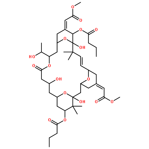 Butanoic acid,1,1'-[(1S,3S,5Z,7R,8E,11S,12S,13E,15S,17R,21R,23R,25S)-1,11,21-trihydroxy-17-[(1R)-1-hydroxyethyl]-5,13-bis(2-methoxy-2-oxoethylidene)-10,10,26,26-tetramethyl-19-oxo-18,27,28,29-tetraoxatetracyclo[21.3.1.13,7.111,15]nonacos-8-ene-12,25-diyl]ester