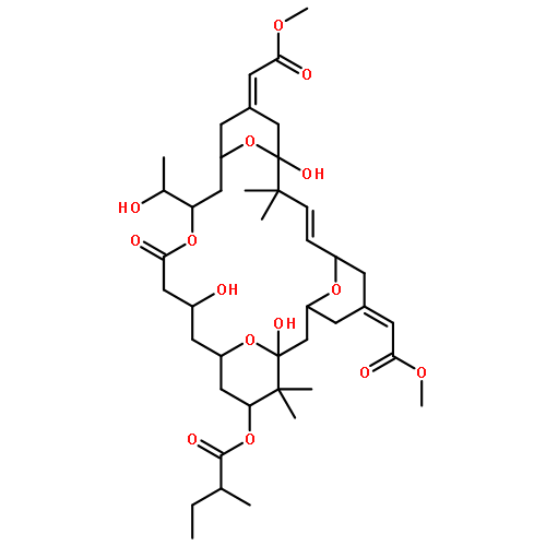 Butanoic acid, 3-methyl-, (1S,3S,5Z,7R,8E,11R,13E,15S,17R,21R,23R,25S)-1,11,21-trihydroxy-17-(1R)-1-hydroxyethyl-5,13-bis(2-methoxy-2-oxoethylidene)-10,10,26,26-tetramethyl-19-oxo-18,27,28,29-tetraoxatetracyclo21.3.1.13,7.111,15nonacos-8-en-25-yl ester