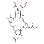 Butanoic acid,(1S,3S,5Z,7R,8E,11S,12S,13E,15S,17R,21R,23R,25S)-25-(acetyloxy)-1,11,21-trihydroxy-17-[(1R)-1-hydroxyethyl]-5,13-bis(2-methoxy-2-oxoethylidene)-10,10,26,26-tetramethyl-19-oxo-18,27,28,29-tetraoxatetracyclo[21.3.1.13,7.111,15]nonacos-8-en-12-ylester