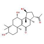 Pregn-8-ene-11,20-dione, 3,7,15-trihydroxy-4,4,14-trimethyl-, (3b,5a,7b,15a)-