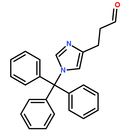 3-(1-tritylimidazol-4-yl)propanal