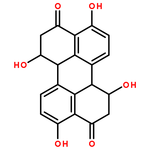 3,9-Perylenedione,1,2,6b,7,8,12b-hexahydro-1,4,7,10-tetrahydroxy-, (1S,6bS,7S,12bS)-