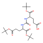 (S)-5-tert-butoxy-4-(3-((S)-1,5-di-tert-butoxy-1,5-dioxopentan-2-yl)ureido)-5-oxopentanoic acid