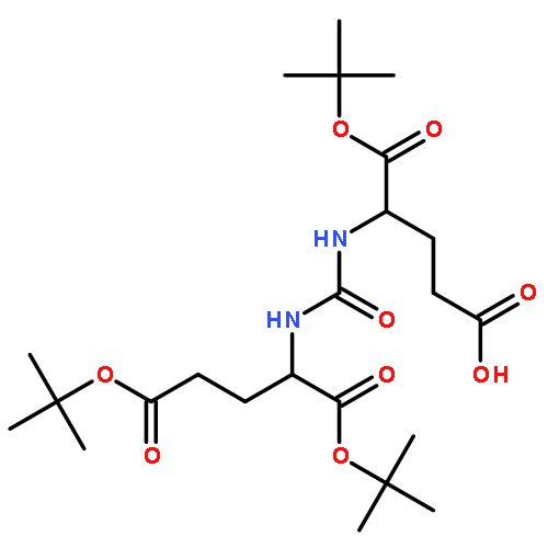 (S)-5-tert-butoxy-4-(3-((S)-1,5-di-tert-butoxy-1,5-dioxopentan-2-yl)ureido)-5-oxopentanoic acid