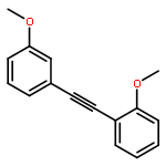 1-Methoxy-2-((3-methoxyphenyl)ethynyl)benzene