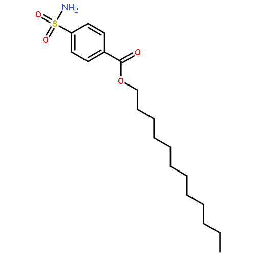 Benzoic acid, 4-(aminosulfonyl)-, dodecyl ester