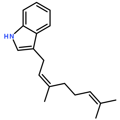 1H-Indole, 3-[(2E)-3,7-dimethyl-2,6-octadienyl]-