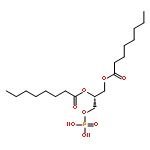 Octanoic acid,1,1'-[(1R)-1-[(phosphonooxy)methyl]-1,2-ethanediyl] ester