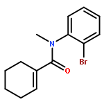 1-Cyclohexene-1-carboxamide, N-(2-bromophenyl)-N-methyl-