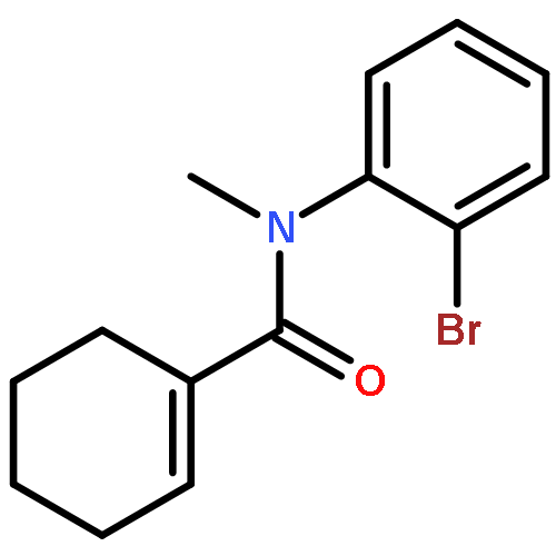 1-Cyclohexene-1-carboxamide, N-(2-bromophenyl)-N-methyl-