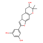 1,3-Benzenediol,5-[(6R)-6,7-dihydro-6-hydroxy-7,7-dimethyl-5H-furo[3,2-g][1]benzopyran-2-yl]-