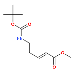 2-Pentenoic acid, 5-[[(1,1-dimethylethoxy)carbonyl]amino]-, methylester, (2E)-