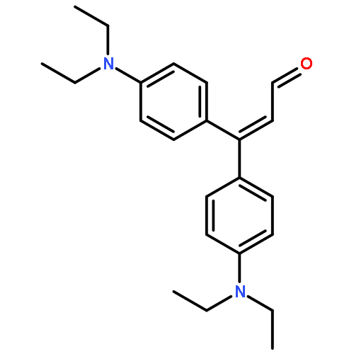 2-Propenal, 3,3-bis[4-(diethylamino)phenyl]-