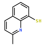 8-Quinolinethiol, 2-methyl-