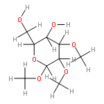 Me glycoside-beta-D-Pyranose-2,3-Di-O-methylglucose