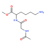 L-Lysine,N-acetylglycyl-, methyl ester