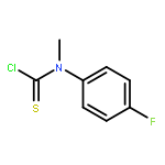 Carbamothioic chloride,(4-fluorophenyl)methyl- (9CI)