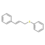 Benzene, [(3-phenyl-2-propenyl)thio]-