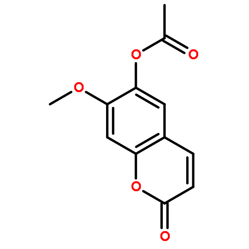 2H-1-Benzopyran-2-one, 6-(acetyloxy)-7-methoxy-