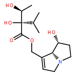 [(7R,8R)-7-HYDROXY-5,6,7,8-TETRAHYDRO-3H-PYRROLIZIN-1-YL]METHYL (2S)-2-HYDROXY-2-[(1S)-1-HYDROXYETHYL]-3-METHYLBUTANOATE