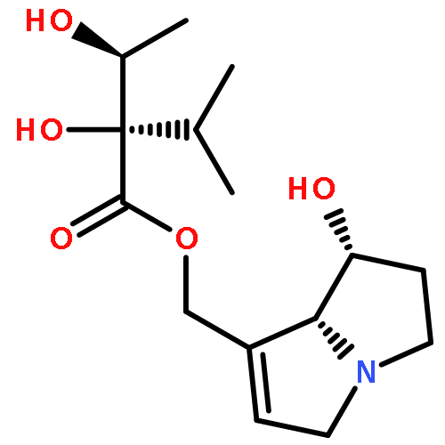 [(7R,8R)-7-HYDROXY-5,6,7,8-TETRAHYDRO-3H-PYRROLIZIN-1-YL]METHYL (2S)-2-HYDROXY-2-[(1S)-1-HYDROXYETHYL]-3-METHYLBUTANOATE