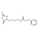 Carbamic acid, [4-(2,5-dioxo-4-oxazolidinyl)butyl]-, phenylmethyl ester